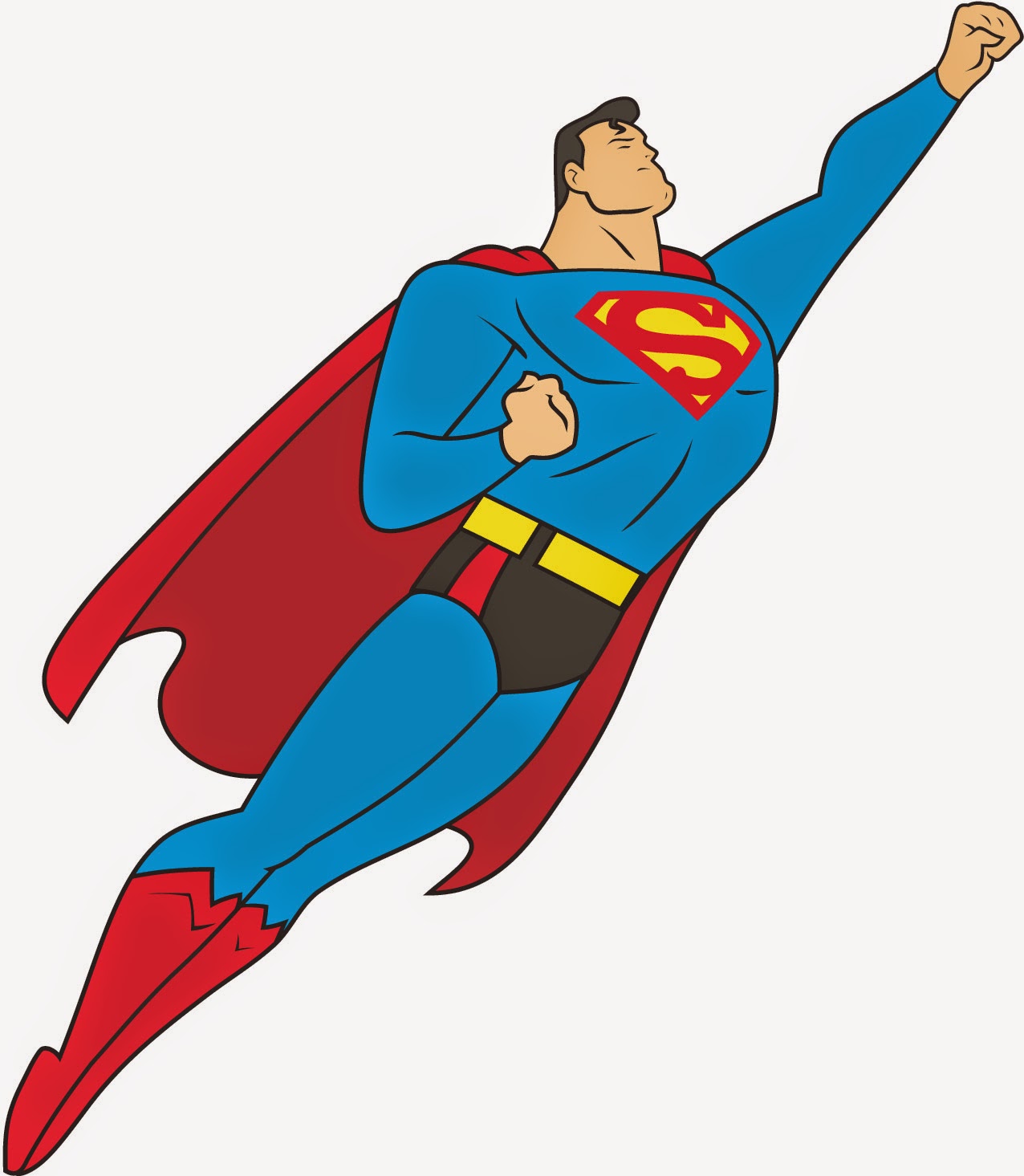superman flying clipart - photo #2