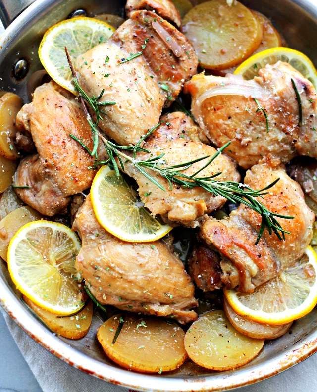 the fast diet Lemon Chicken and Potatoes