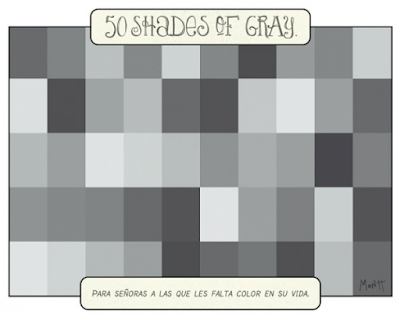 Meme de humor sobre 50 sombras de Grey