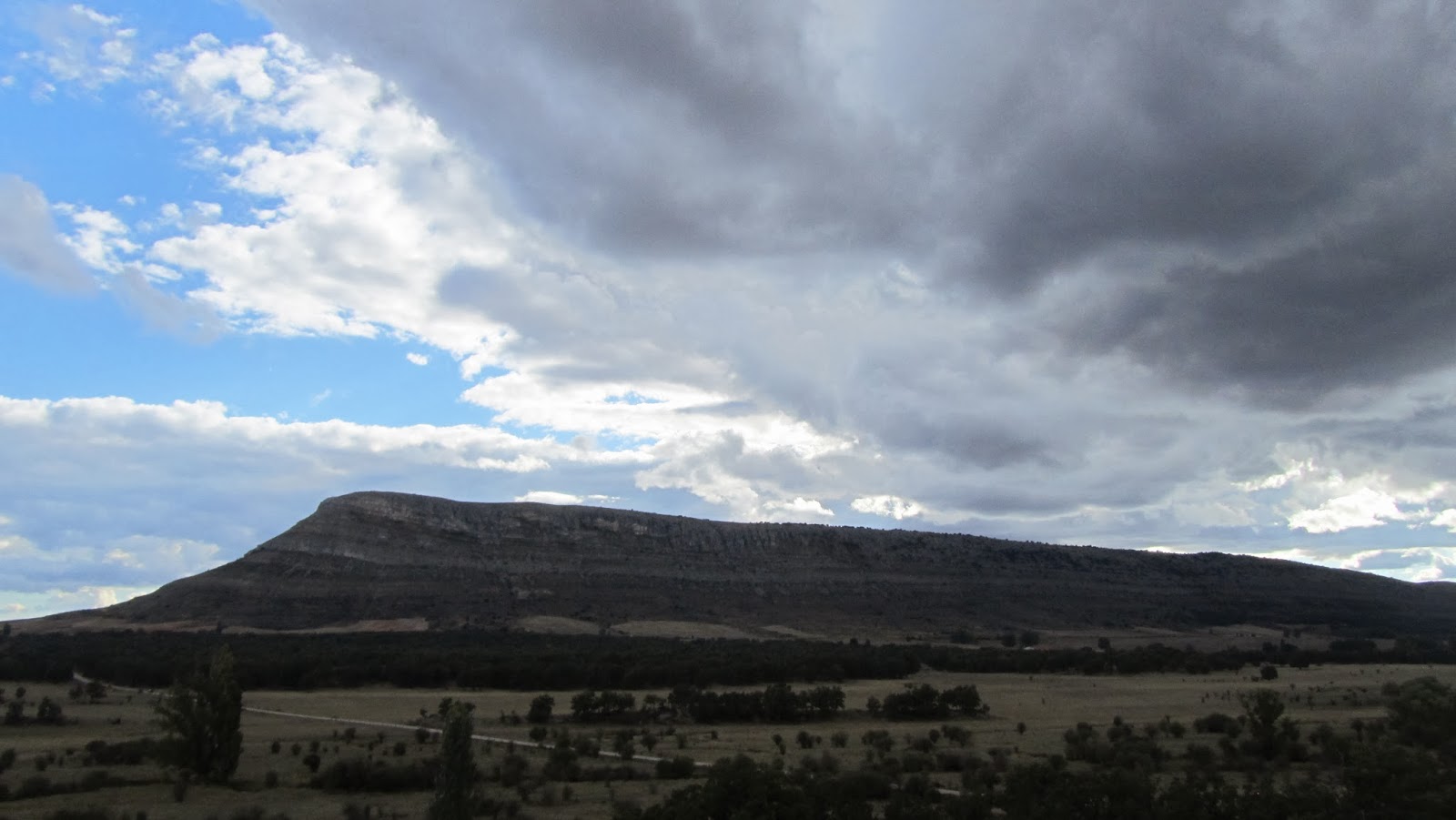Pico Frentes, restaurante Valonsadero Pico Frentes desde el restaurante Valonsadero
