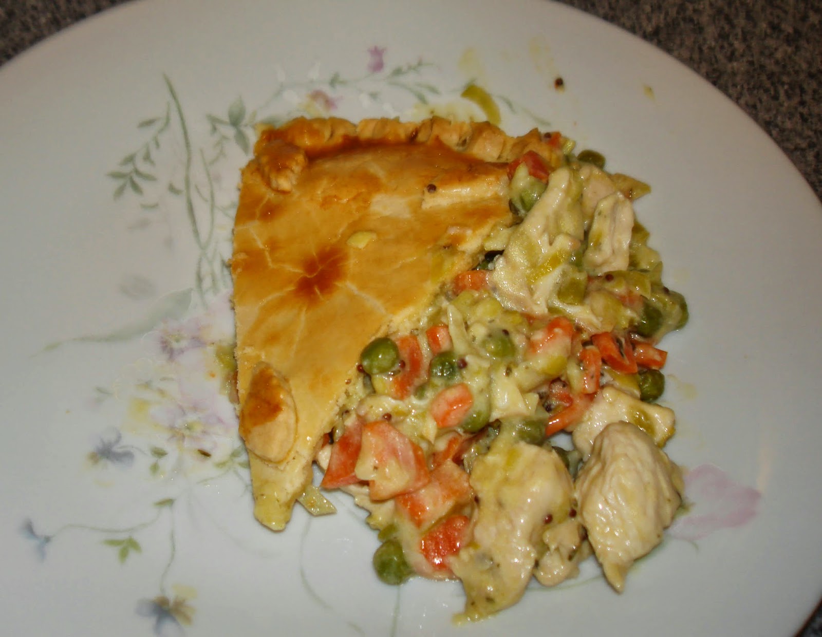 Lorraine Lives Here Mustard chicken pie