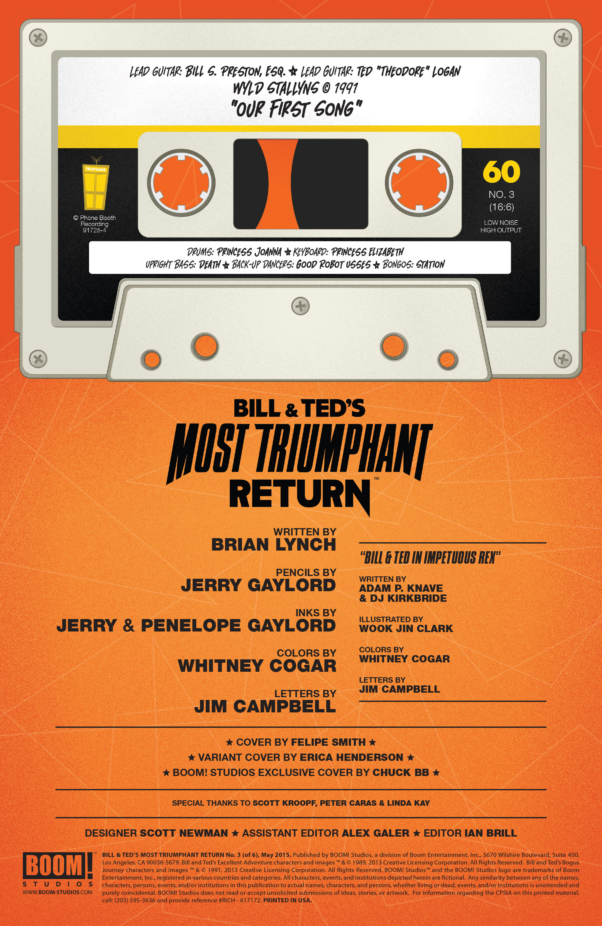 Read online Bill & Ted's Most Triumphant Return comic -  Issue #3 - 2