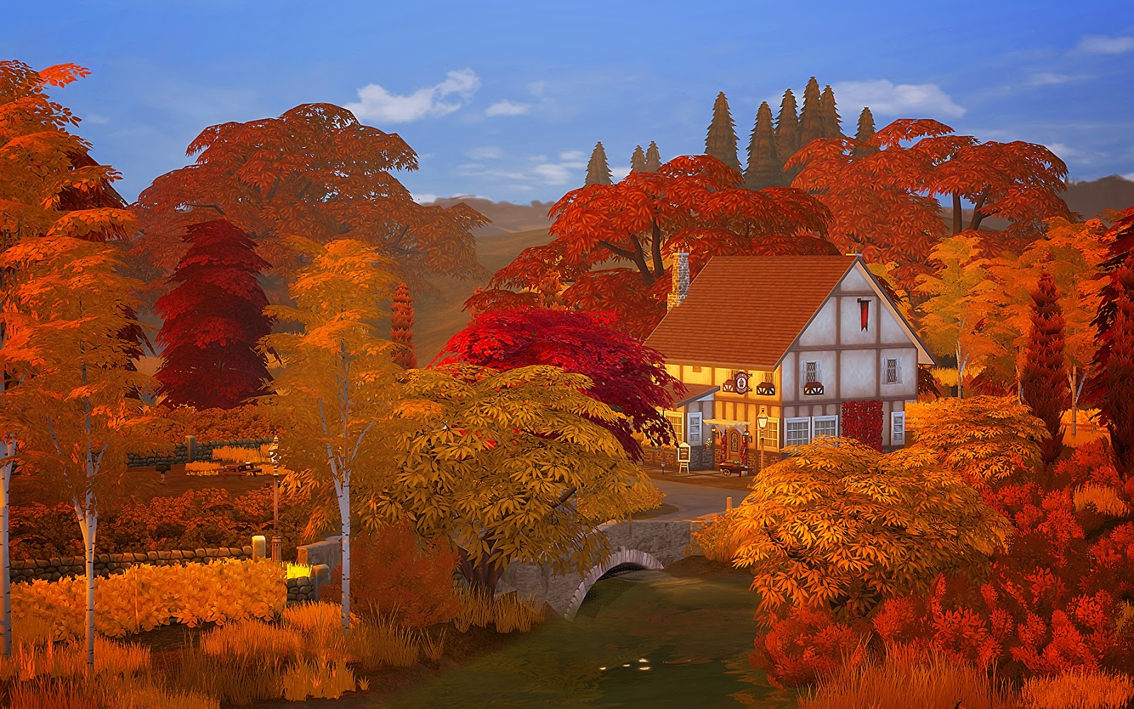 Симс 4 осенью. Симс 4 пейзажи. Симс 4 пейзажи. Симс времена года. Симс 4 осень.