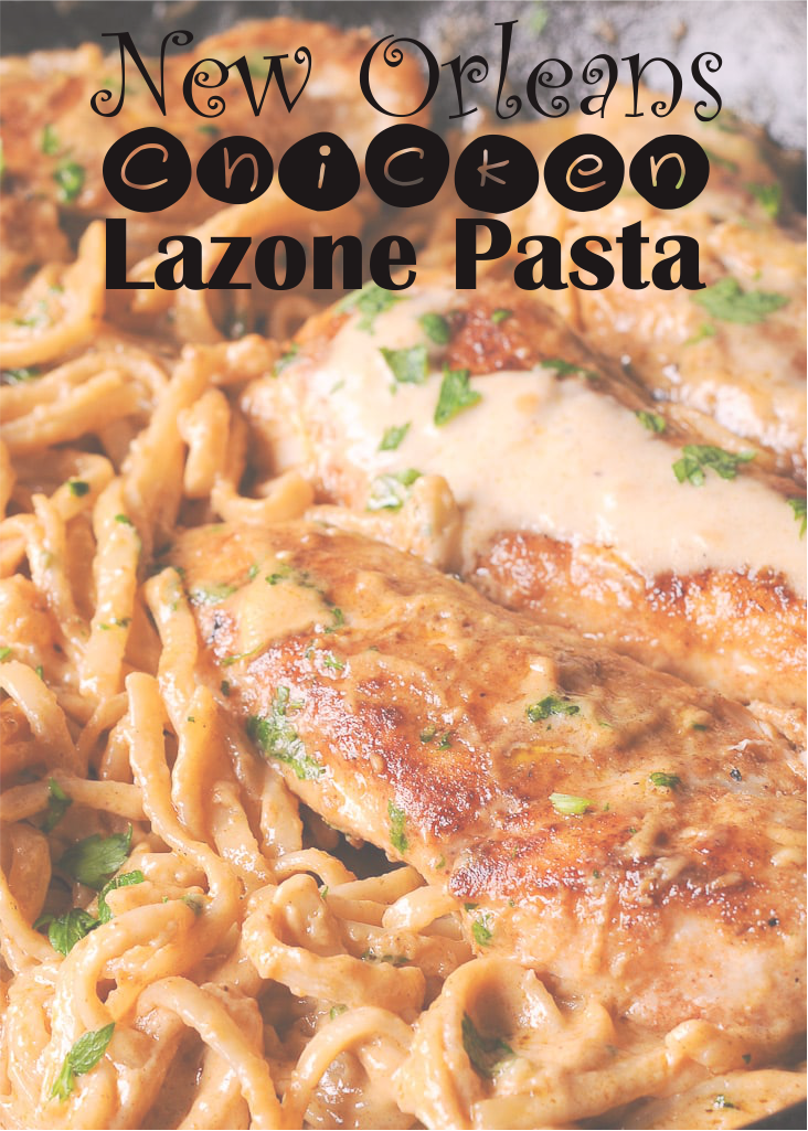 New Orleans Chicken Lazone Pasta Latte Intero