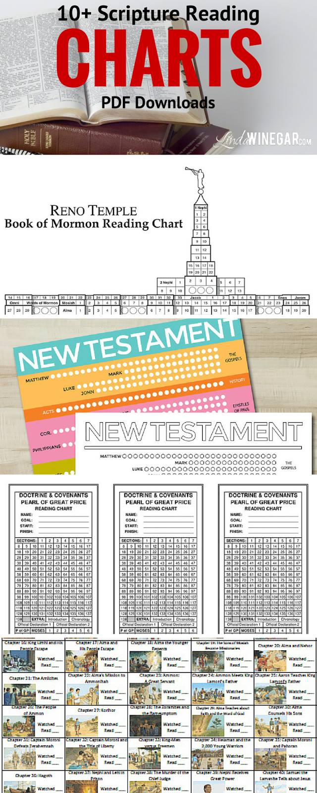 Scripture Reading Chart For New Testament