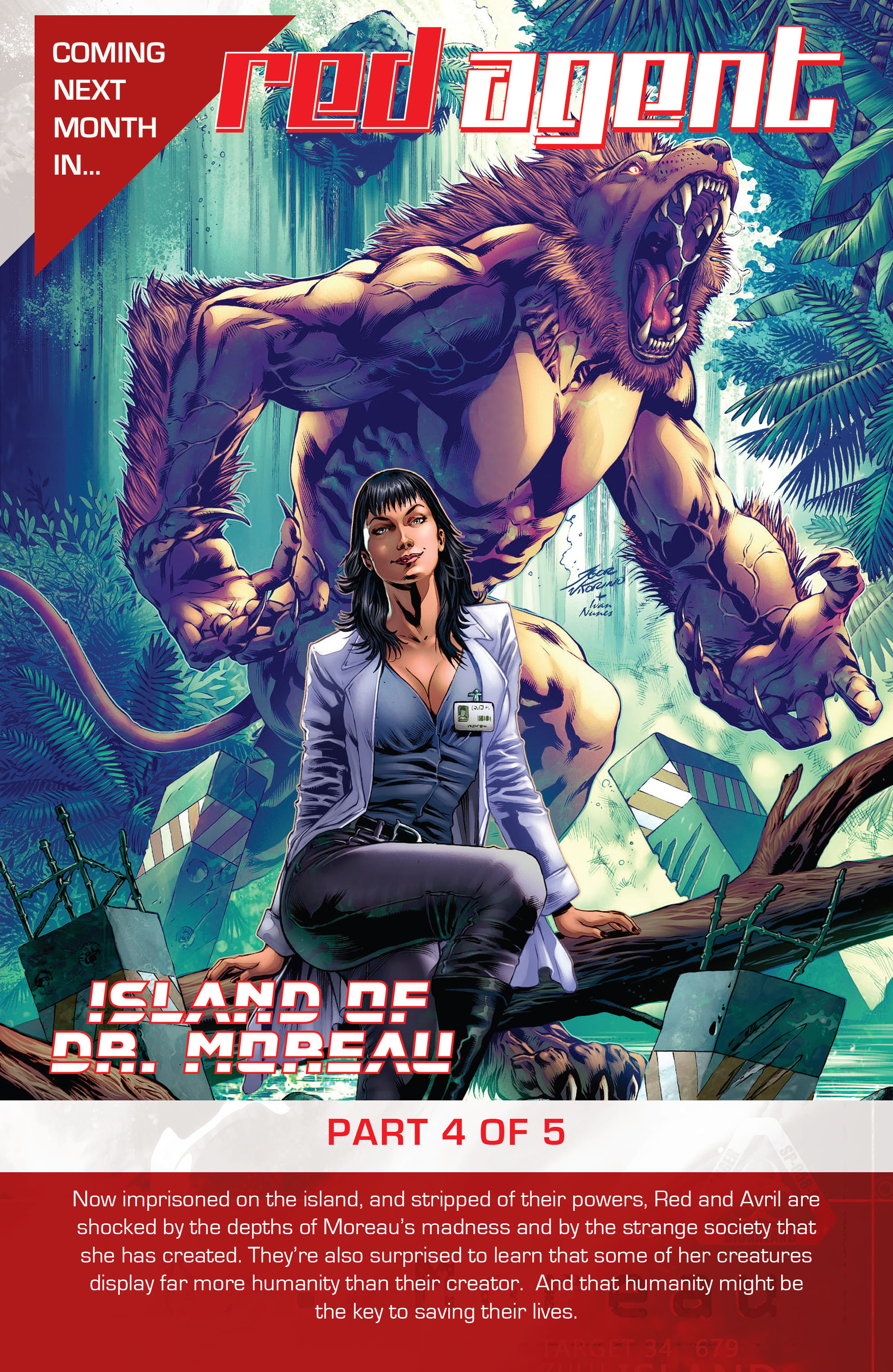 Read online Red Agent: Island of Dr Moreau comic -  Issue #3 - 24