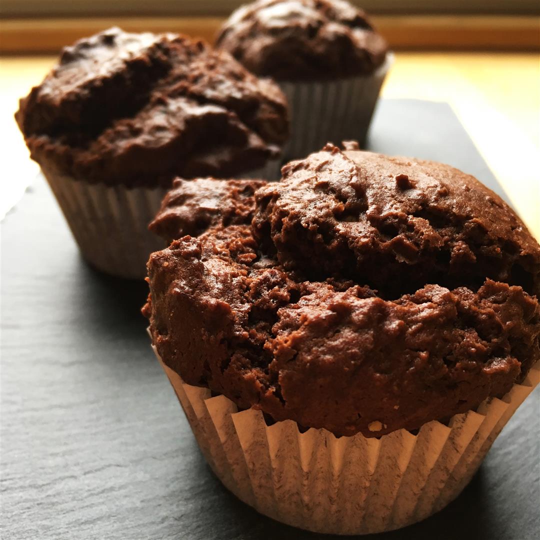 Los mejores muffins de chocolate del mundo, ¡sólo aptos para