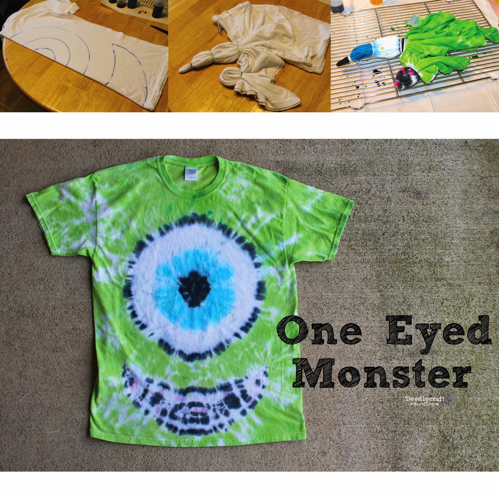 Halloween Tie Dye - Patterns and Easy Instructions with Photos