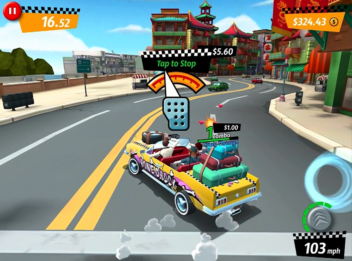 Crazy Taxi Motors onto Android, Charges You $4.99 for the Ride