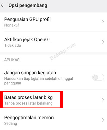 Cara Menambah Kapasitas RAM HP Xiaomi