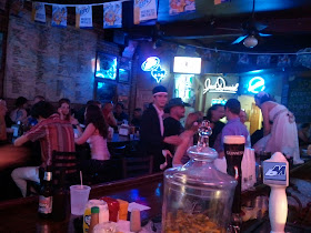 bride on bar - dude staring at