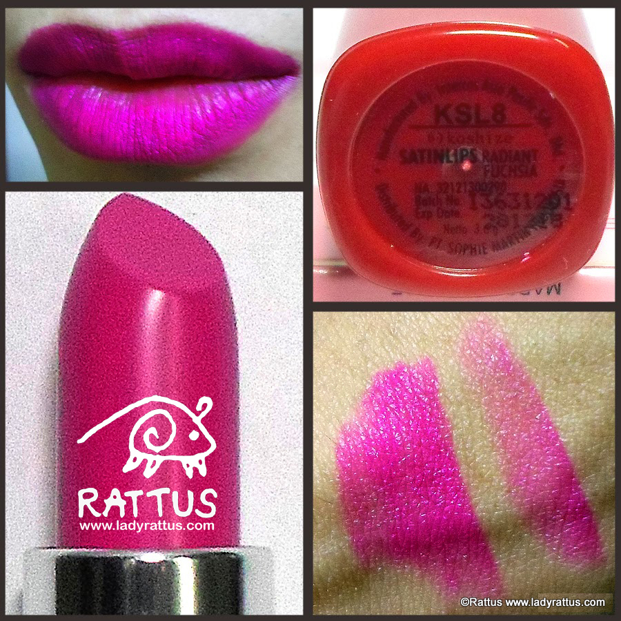 Koshize Satin Lipstick, Radiant Fuchsia, matte lipstick, shop