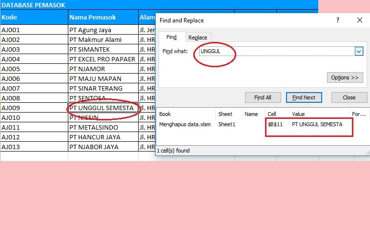 Fungsi Untuk Mencari Data Tertentu Fungsi Untuk Mencari Data Tertentu