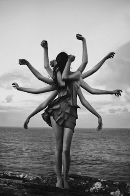 octopus+woman