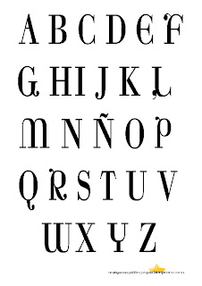 Letras en mayusculas letras de imprenta para imprimir