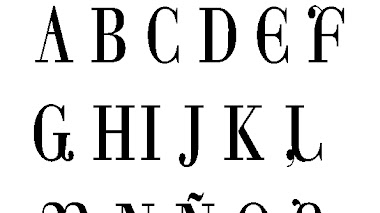 Letras de imprenta para imprimir