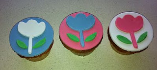 Cupcakes con Flores para Fiestas Infantiles, parte 1