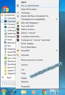 Open Elevated CMD (Admin Privileges) in Windows 7 - Pic 2