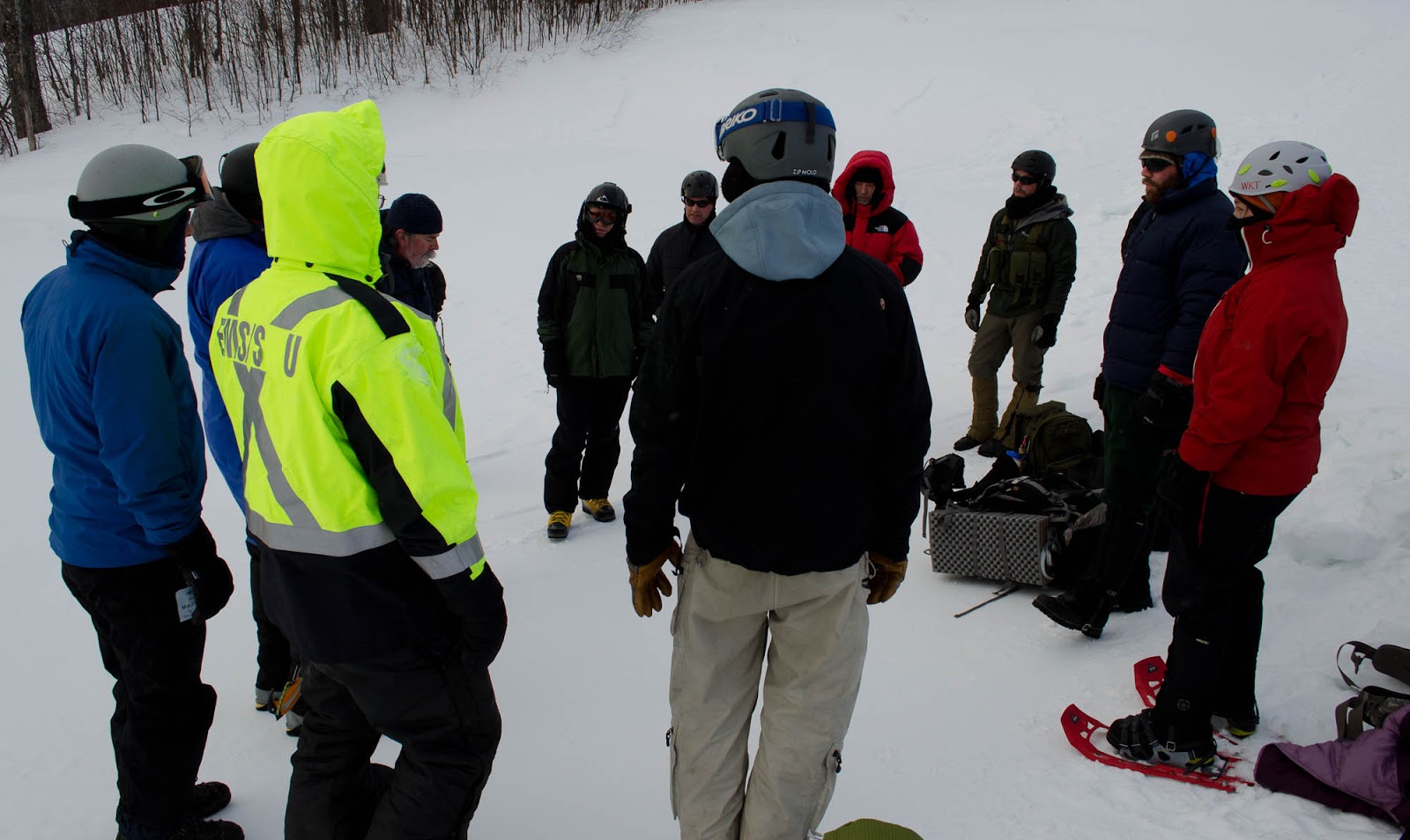 Franklin Search & Rescue Photos of Ice Axe and Crampon Training 1272013