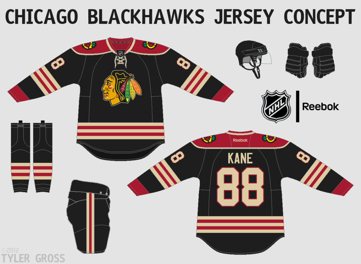 blackhawks jersey colors