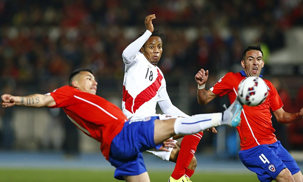 Vargas double takes hosts Chile into Copa América final, Controversy, Football, 