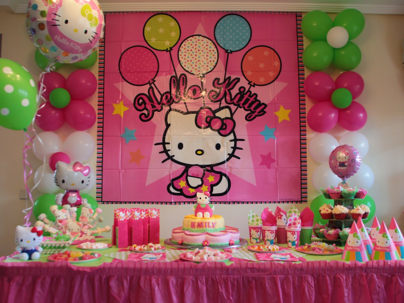 My Cupcakes Party Decoration for Hello Kitty Party