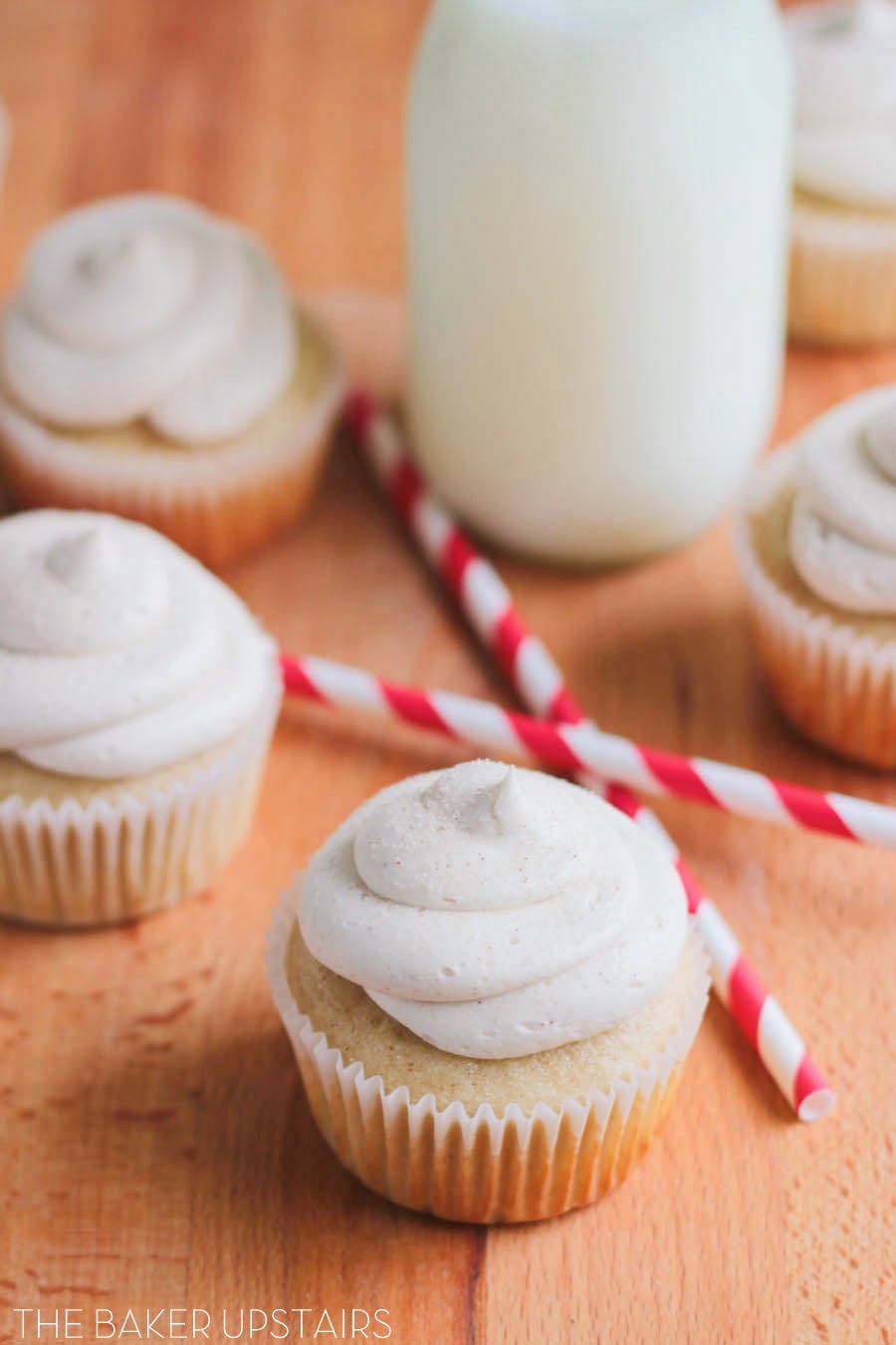 These snickerdoodle cupcakes have all the sweet cinnamon flavor you love in the cookies, but in cupcake form!