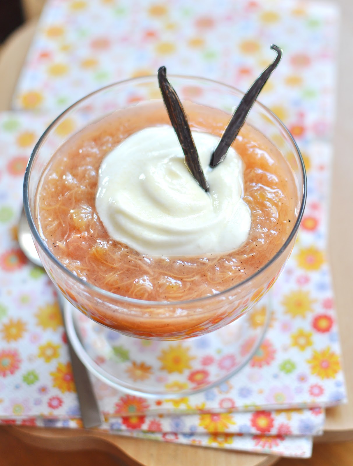 Petite Ogresse Compote de rhubarbe toute simple...