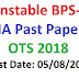 FIA Constable Past Papers 2018