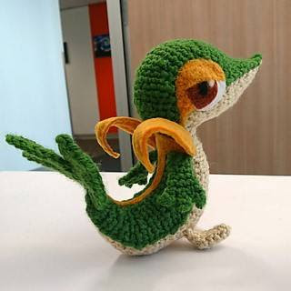 PATRON SNIVY POKEMON AMIGURUMI 28343