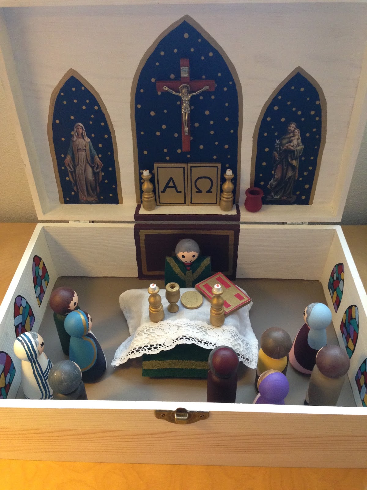 catholic icing peg dolls