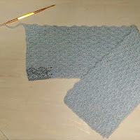 スリット入りプリンセスラインセーターの編み方, How to crochet a princess line sweater with slit, 腰侧开缝的公主造型毛衣的钩针编织方法