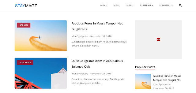 Magz Blogger Teması Magz Blogger Teması