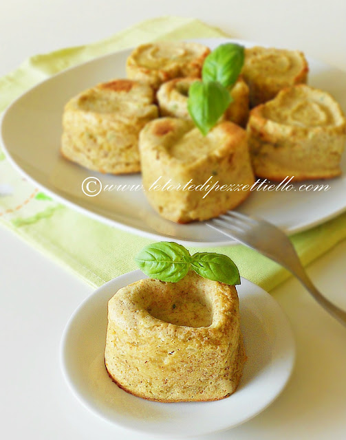 Cuori tortini salati di ricotta