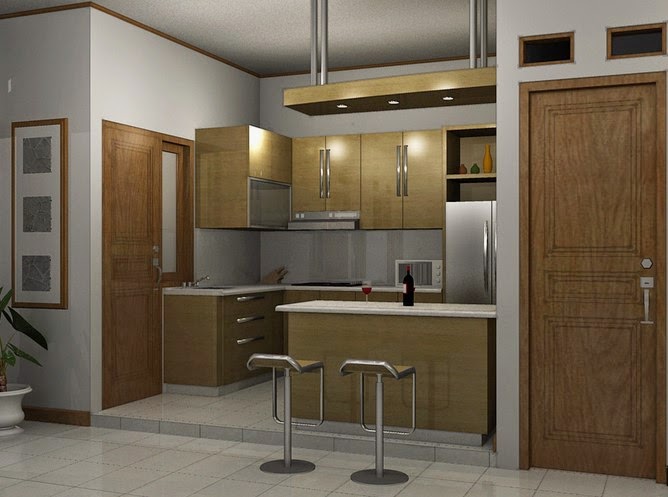  Desain  Dapur  Minimalis Modern Sederhana Ukuran  3x3  