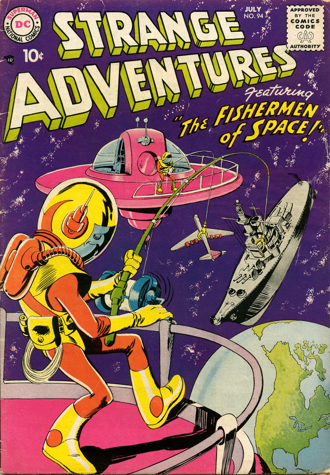 Read online Strange Adventures (1950) comic -  Issue #94 - 1