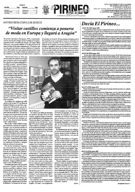 Entrevista en "El Pirineo Aragonés"