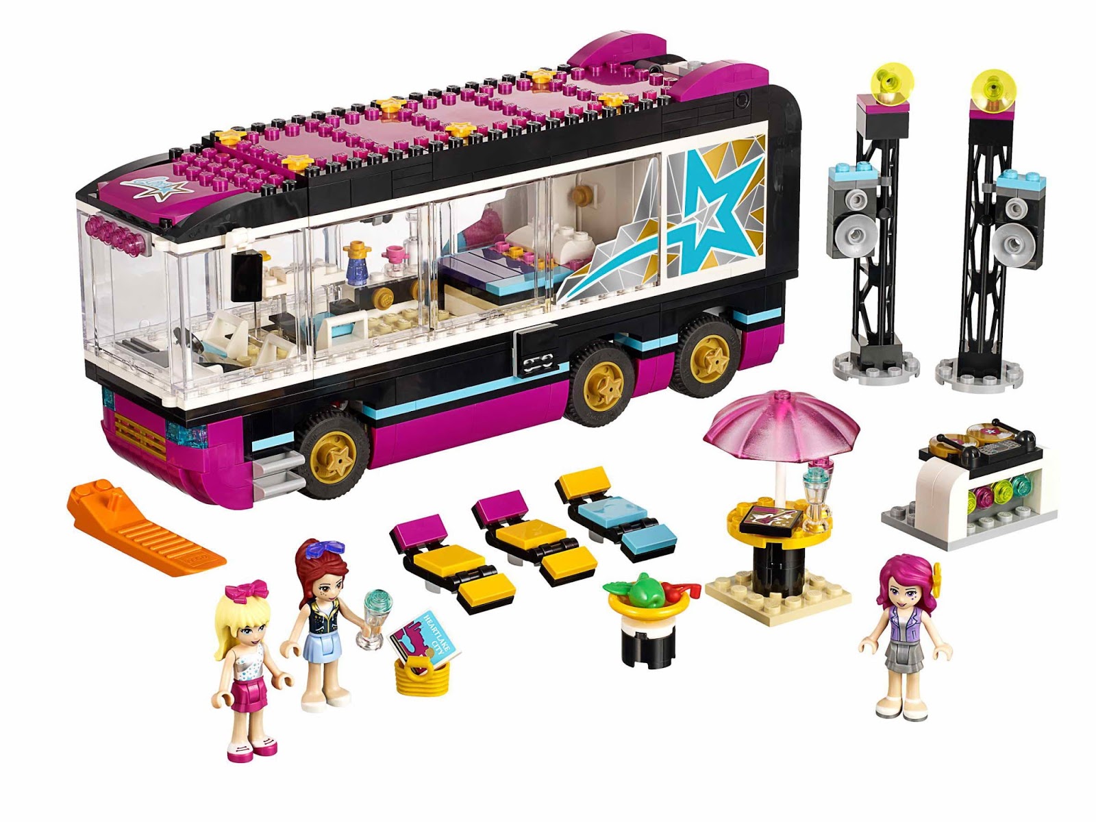 Brick Friends: LEGO 41106 Pop Star Tour Bus