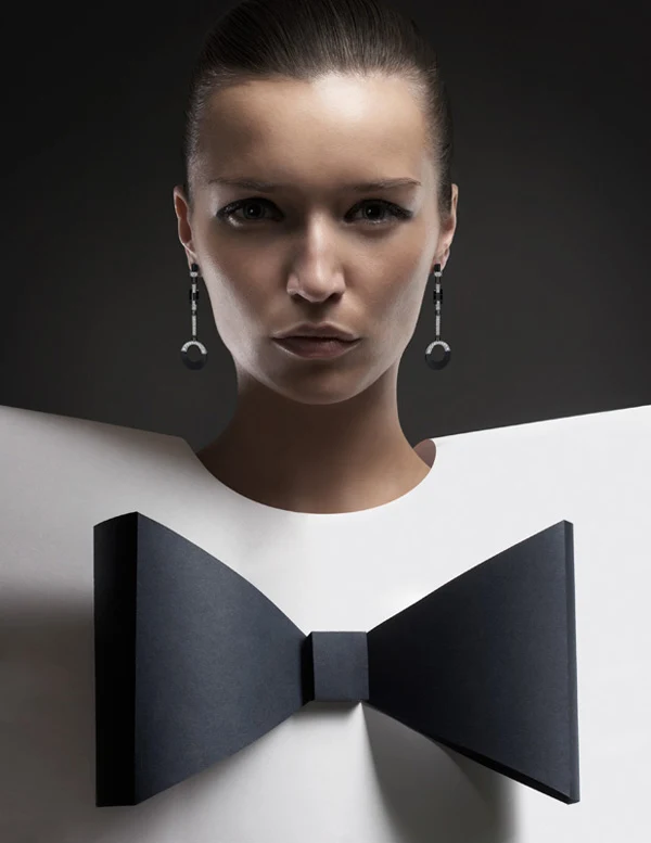 Alexandra Zaharova | Paper fashion dresses | Futuristic style