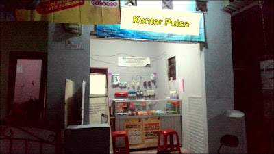 Usaha konter pulsa rumahan Usaha konter pulsa rumahan