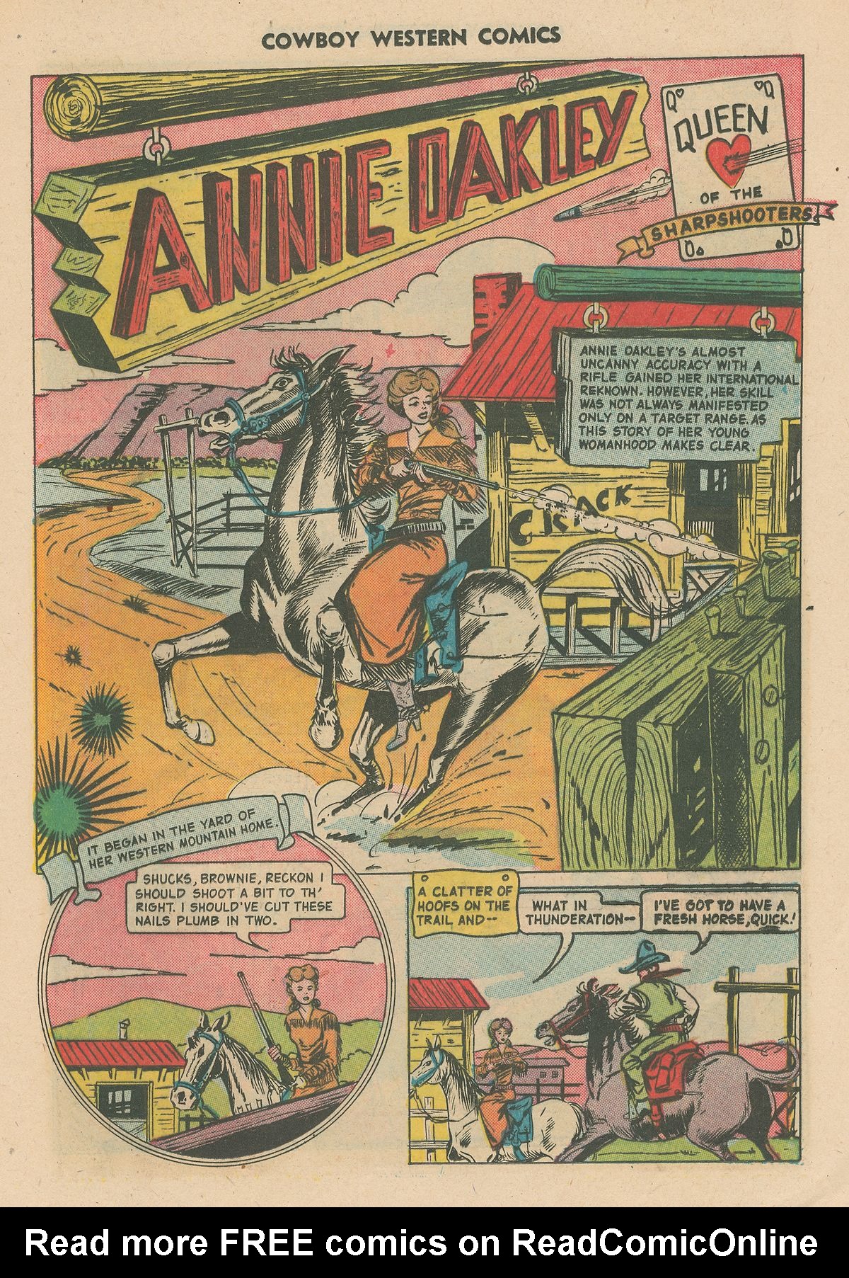 Read online Cowboy Western Comics (1948) comic -  Issue #31 - 13