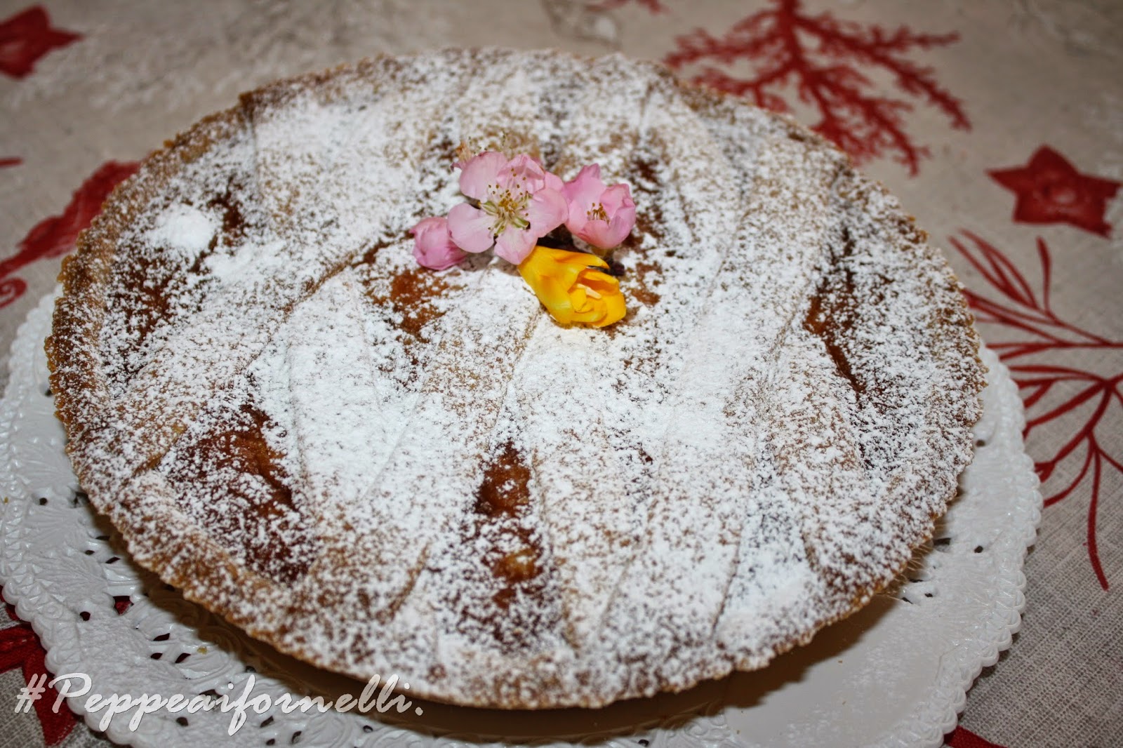 pastiera di farro per augurare una  buona pasqua a tutti !