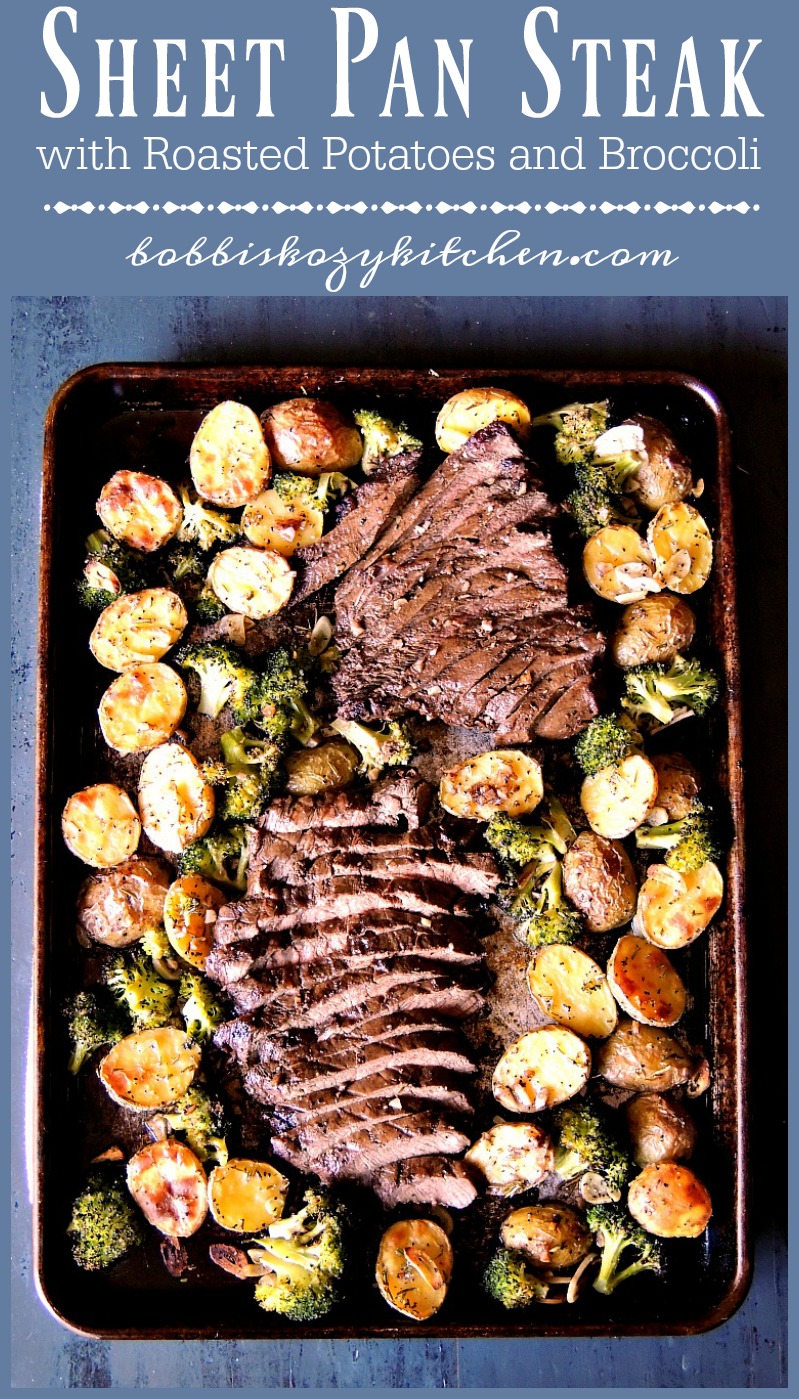 Sheet Pan Steak With Potatoes And Broccoli Bobbi S Kozy Kitchen