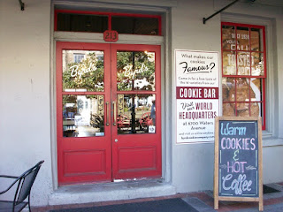 Byrd's Famous Cookies store at City Market in Savannah, Georgia
