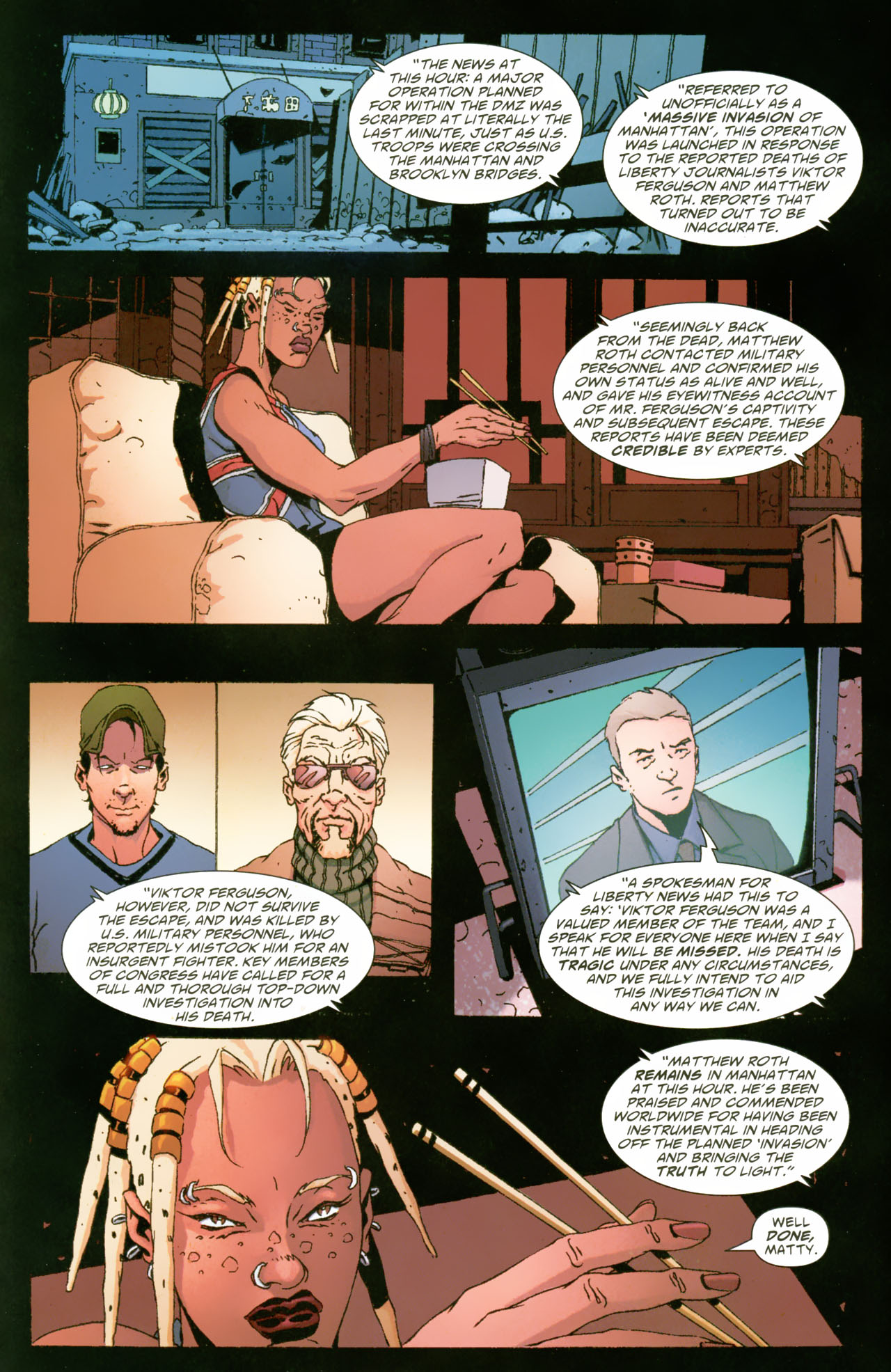 Read online DMZ (2006) comic -  Issue #10 - 18