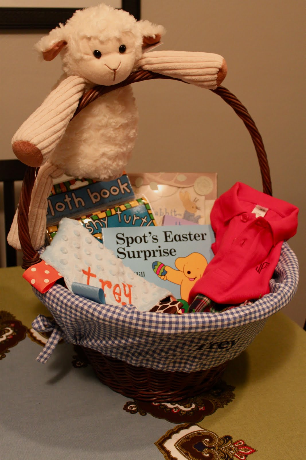 Beach Bum & Baby Baby's First Easter Basket