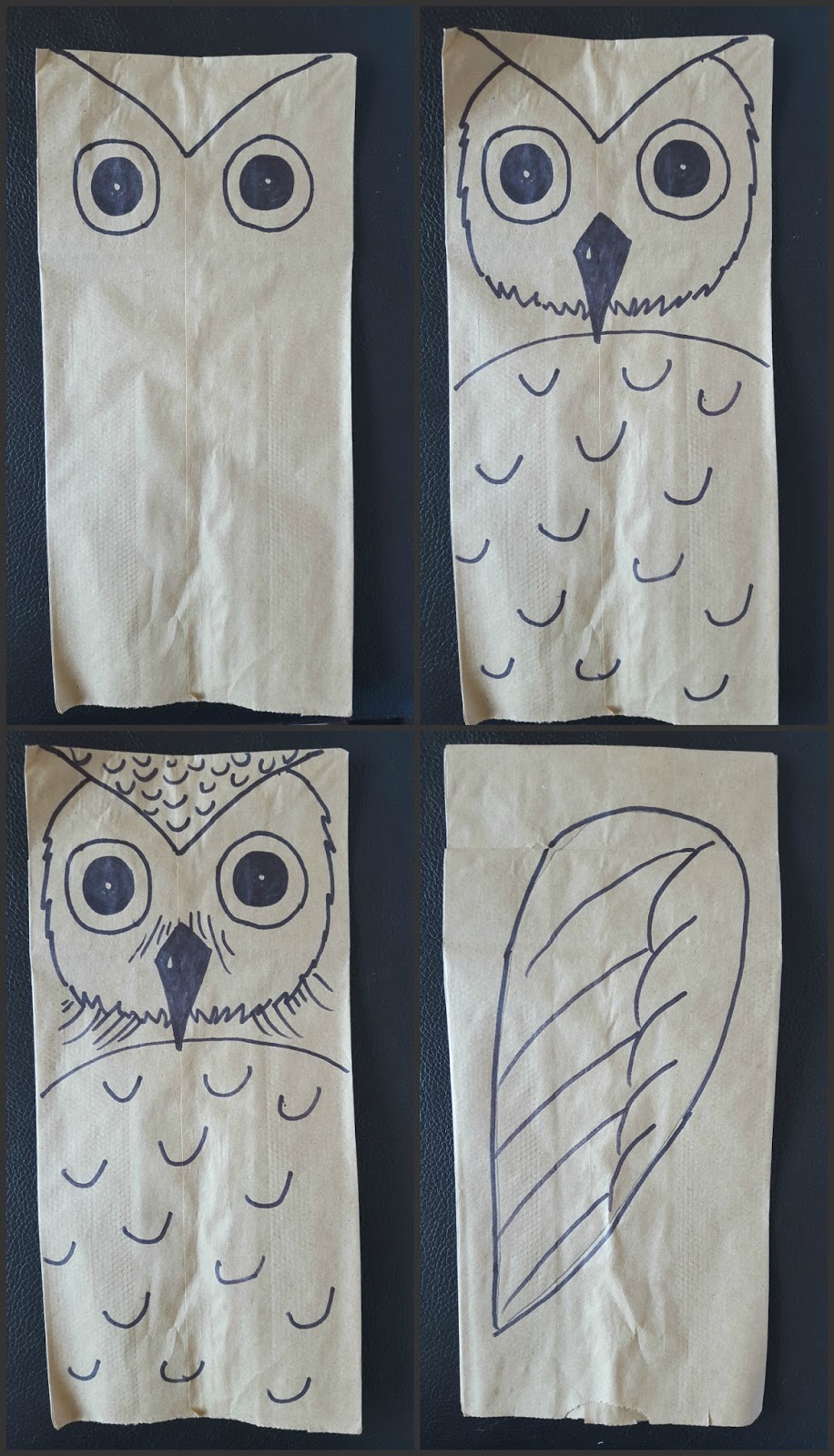 MaryMaking: Paper Bag Owls and the Sharpie Art Workshop for Kids Giveaway!