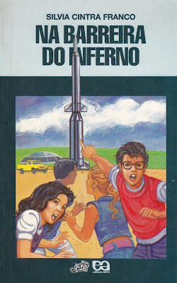 Na Barreira do Inferno. Silvia Cintra Franco. Editora Ática. Coleção Vaga-Lume. 1990-1992 (1ª a 3ª edição). ISBN: 85-08-03599-3. Capa de Edgard Rodrigues de Souza (ilustração) e Ary Almeida Normanha (leiaute). Ilustrações de Edgard Rodrigues de Souza.