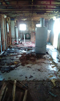 Demoing an older trailer single wide rebuild, 1970 mobile home remodel, old trailer renovation