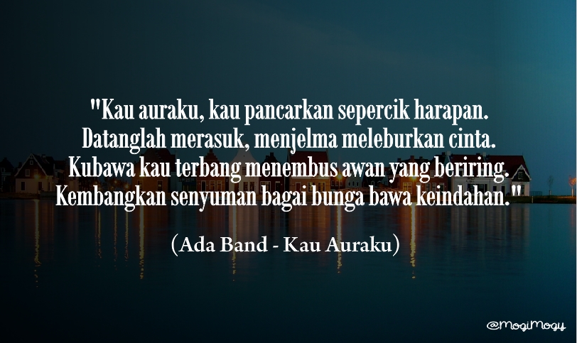 Auraku Lirik Ada Band Auraku Lirik Ada Band